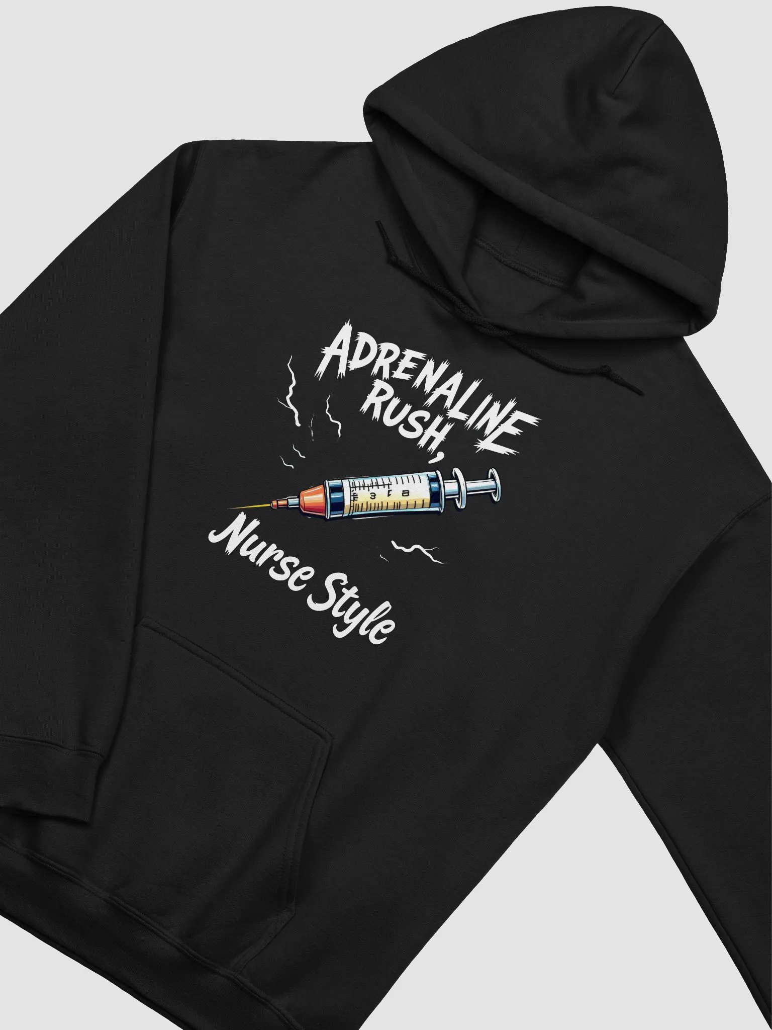 Adrenaline Rush Nurse Style Hoodie product image (16)