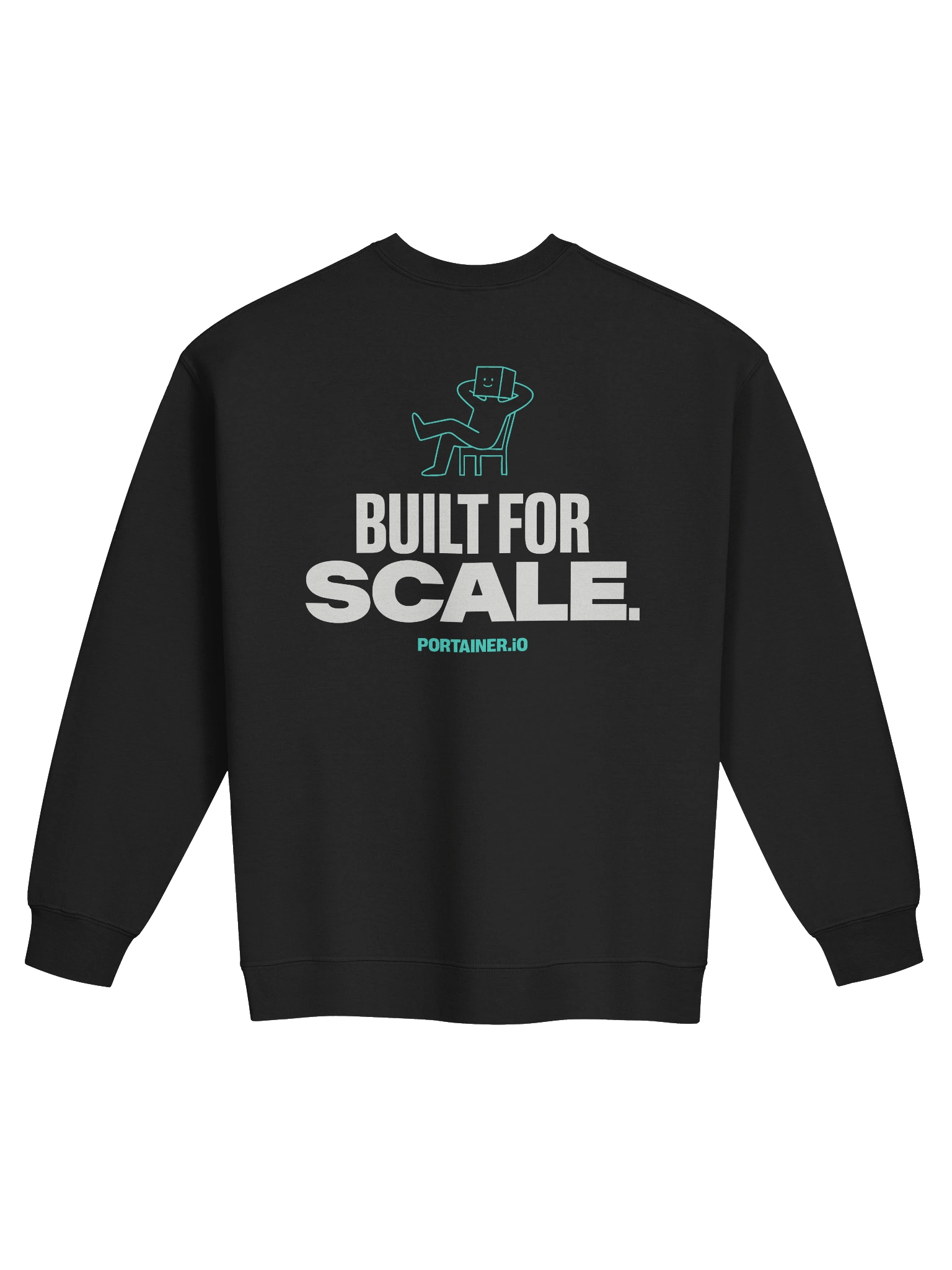 Portainer Sweatshirt - Built for Scale product image (2)
