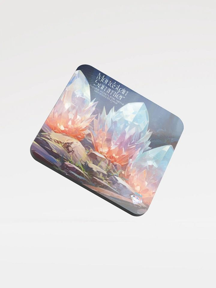 Untersetzer aus glänzendem Kork, Jahres Abo. Mondstein Sammler product image (1)