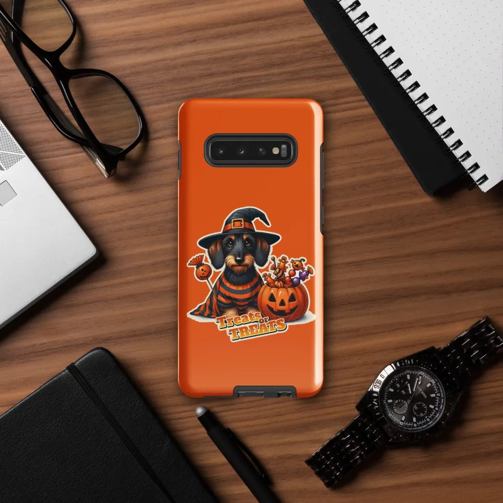 Dachshund Treat Halloween - Samsung Tough Case product image (57)