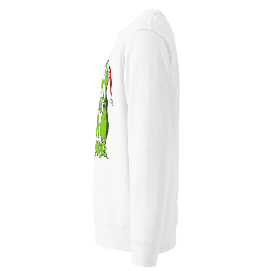 NO DOG, NO GO Unisex Organic Sweatshirt product image (3)