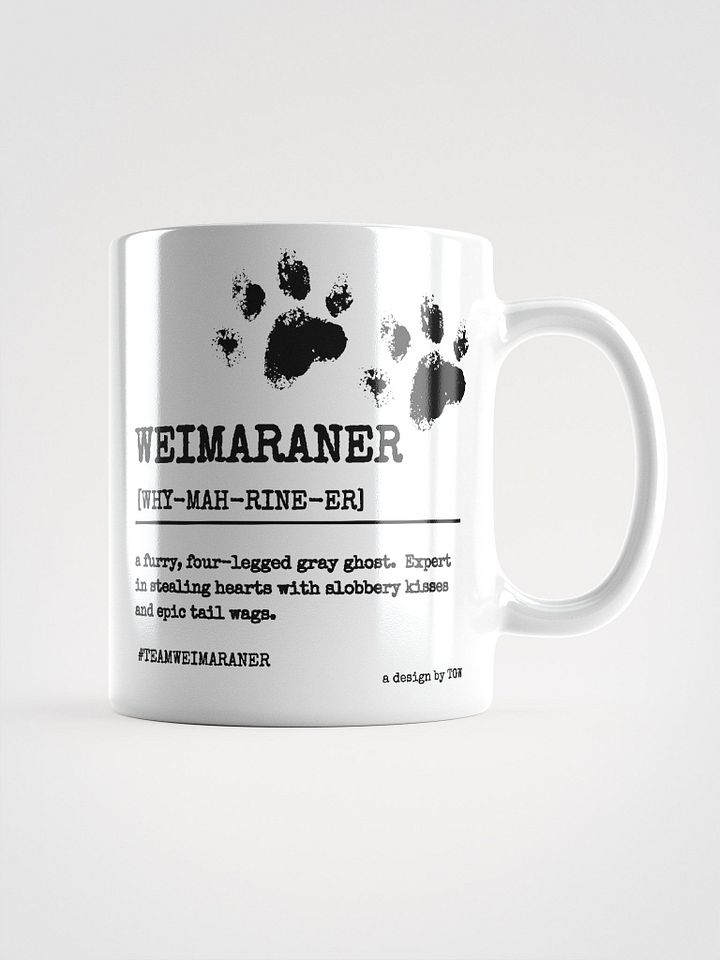 Definition of Weimaraner - Glossy White Mug product image (2)