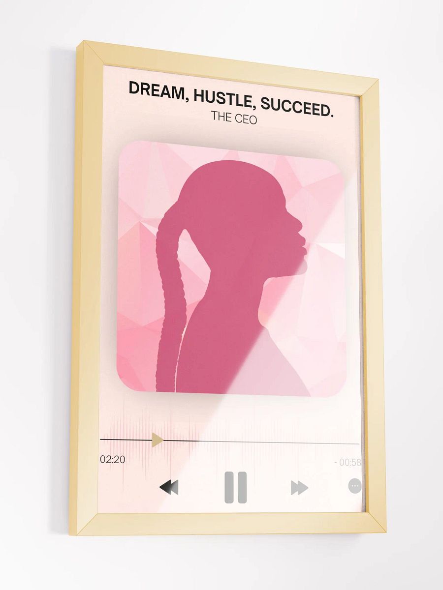 Dream Hustle Succeed Wall Art - Blush product image (3)