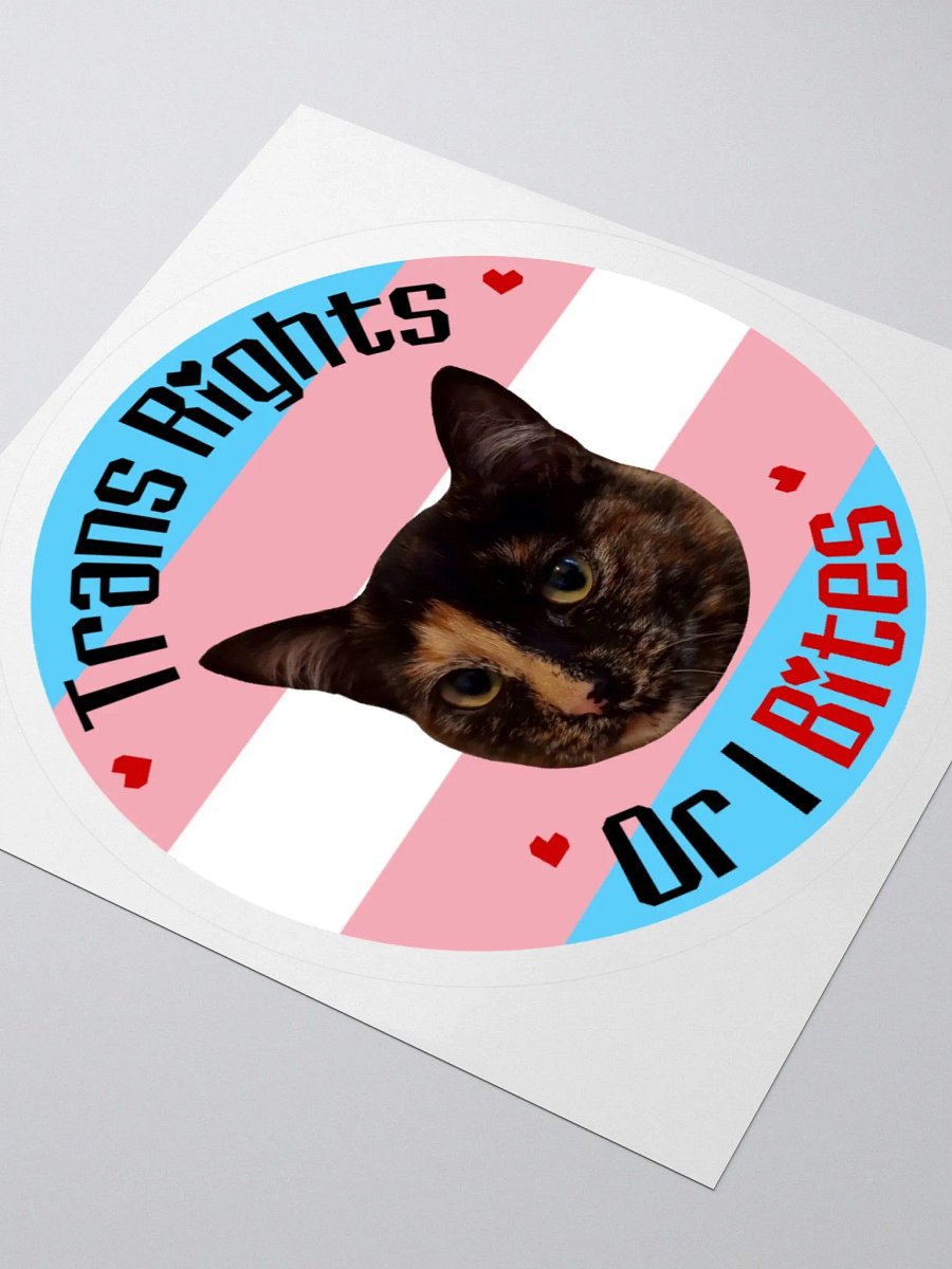 Trans Rights or I Bites Sticker product image (7)