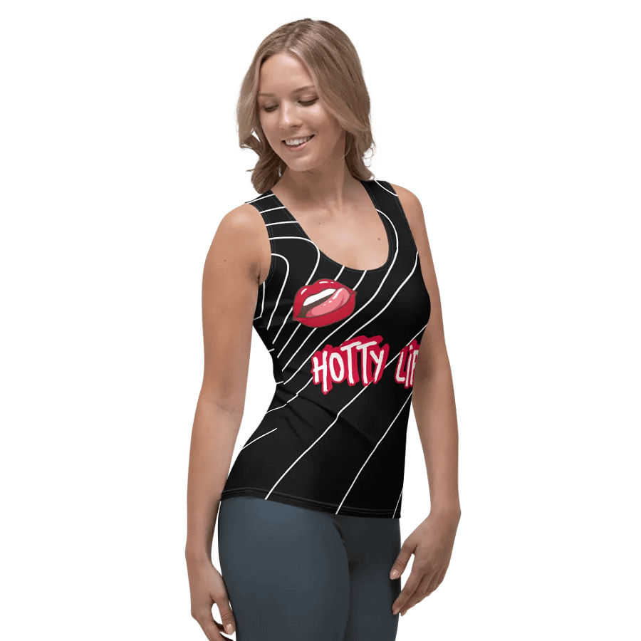Women’s Hotty Lips Tank Top – Bold, Chic & Unapologetic 💋🔥 product image (4)