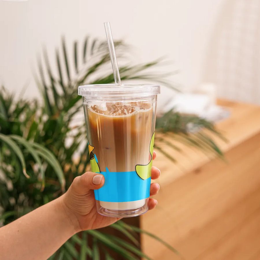Quackers Cry Double Wall Plastic Tumbler (16oz.) product image (9)