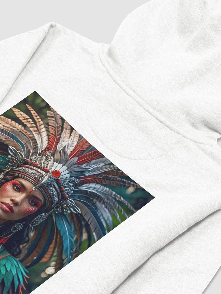 Grace in Every Feather Indian Princess Back Graphic - Hoodie product image (2)