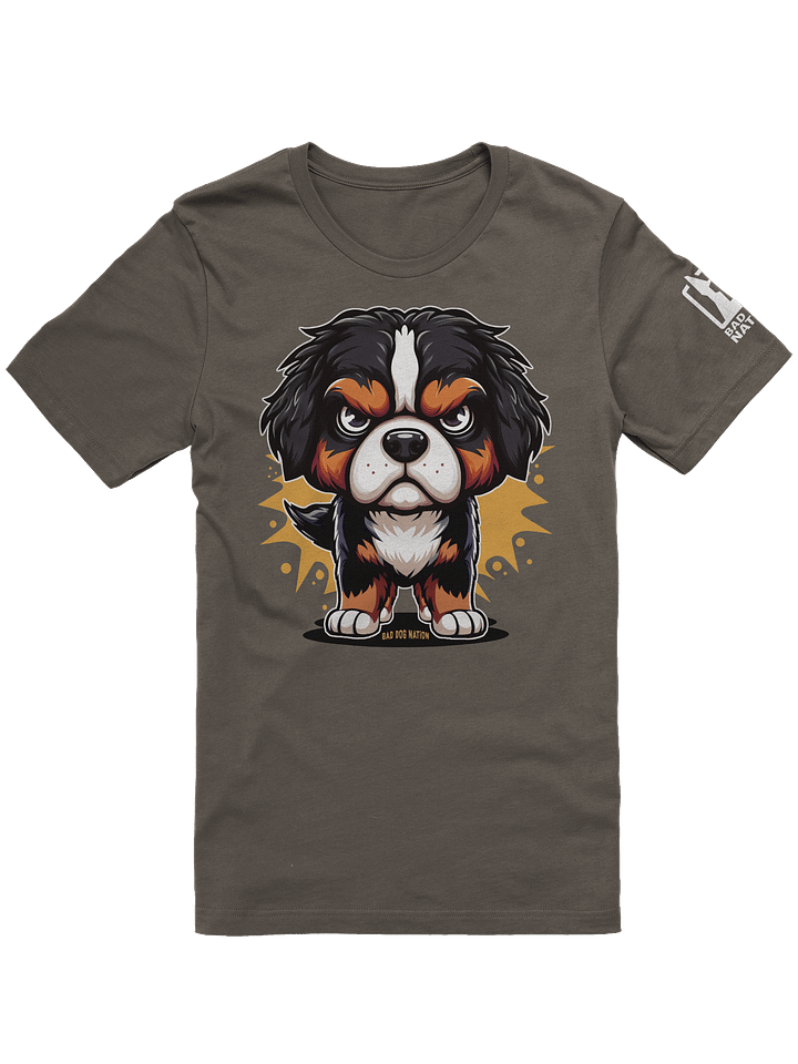 Bernese Mountain Dog Angry Pup - Premium Unisex T-shirt product image (2)