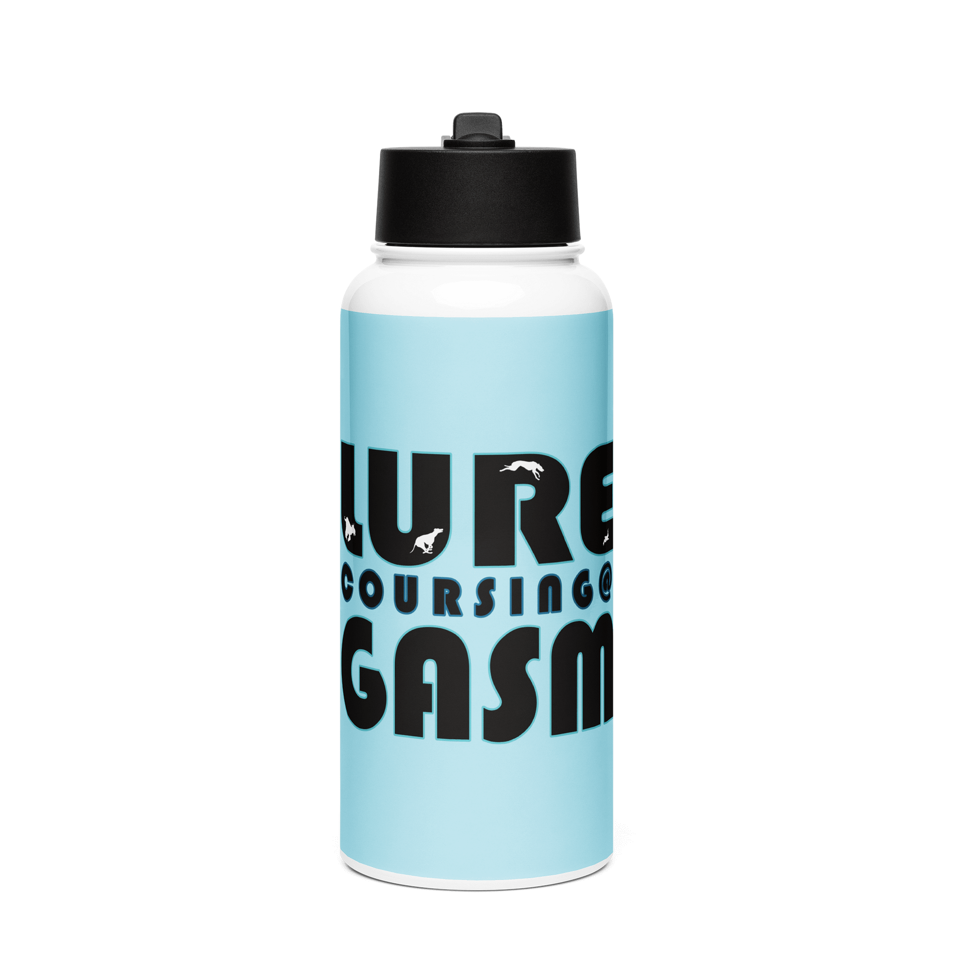 Lure Coursing @ GASM Stainless Steel Water Bottle - Blue product image (1)