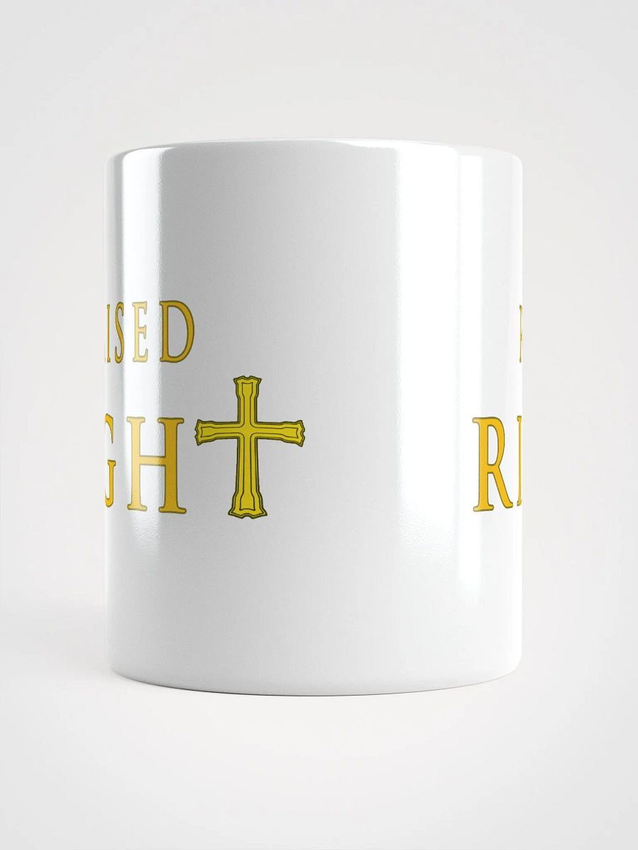 Raised Right Gold Cross Mug product image (9)