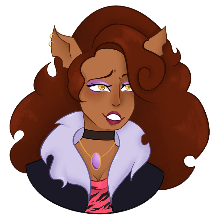 Clawdeen Sticker product image (1)
