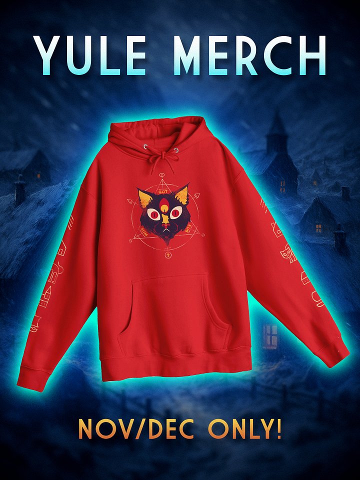 Jólakötturinn 2025 X-mas Hoodie product image (1)