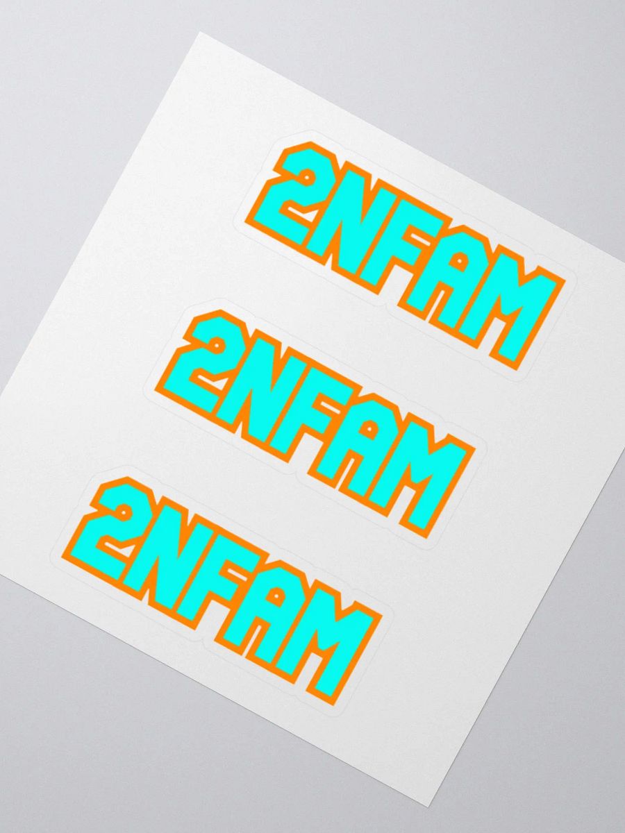 2NFAM 3x Stickers product image (2)