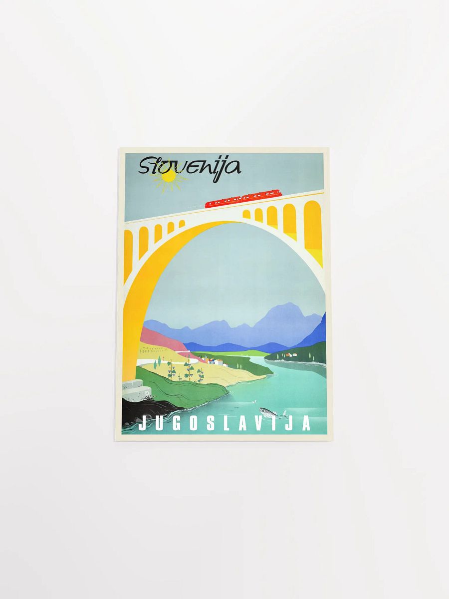 Yugoslavia, Slovenia/Slovenija, 1950s — retro vintage travel poster, retro travel art, retro travel wall art product image (9)