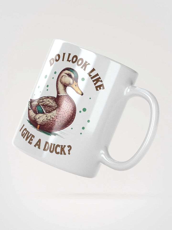 Duck Attitude White Glossy Mug product image (2)