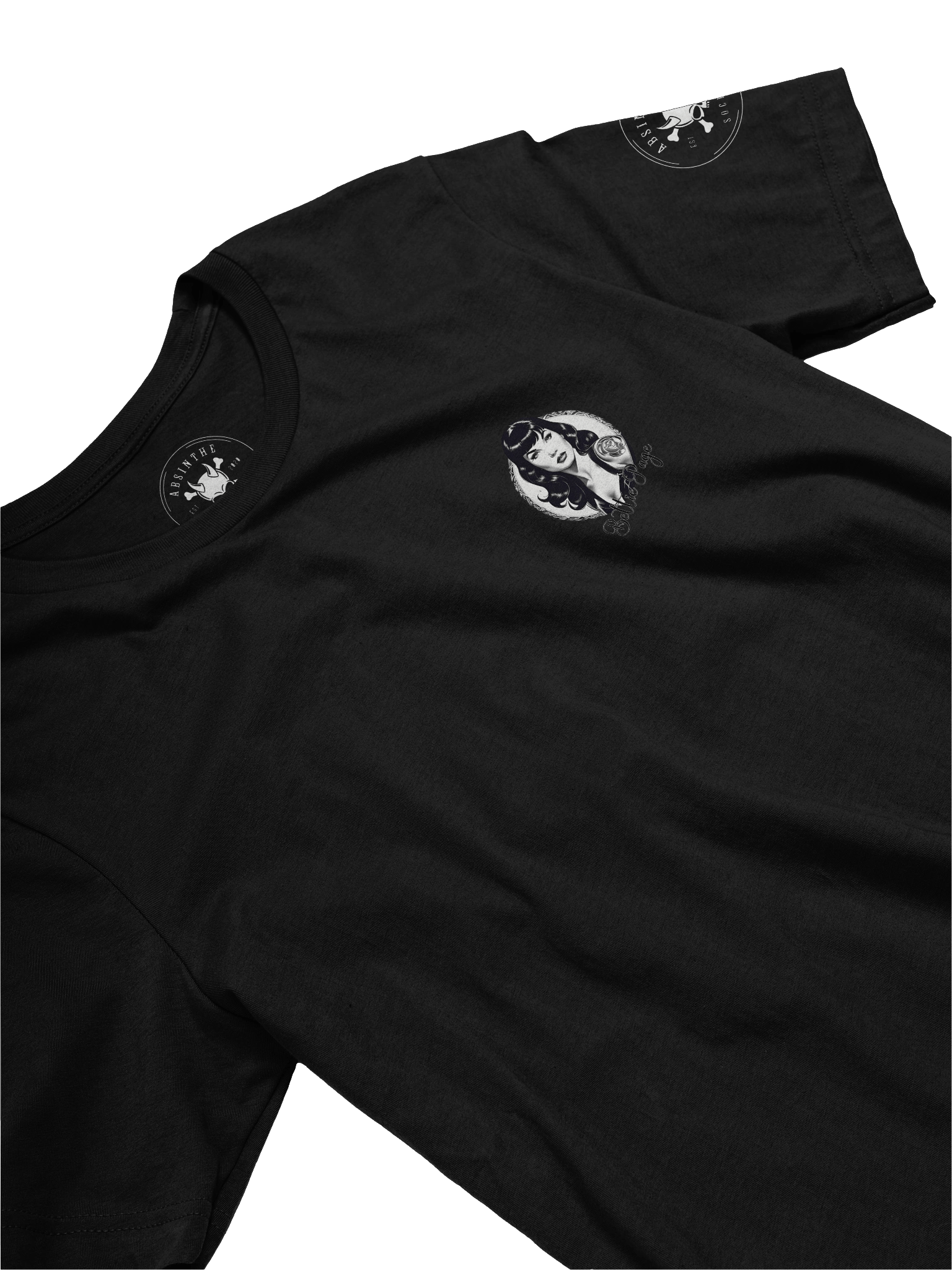 Bettie Page Absinthe Society Unisex T-Shirt product image (3)