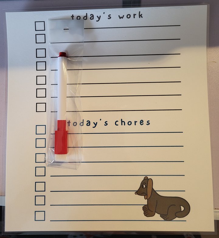 🐶✨ Cute Corgi Dry Erase To-Do List – Stay Organized with a Wiggle and a Smile! ✨🐶 product image (1)