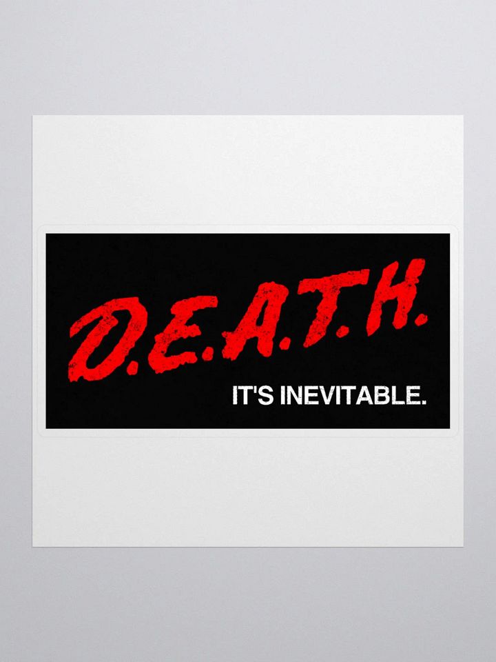 D.E.A.T.H. - Sticker product image (1)