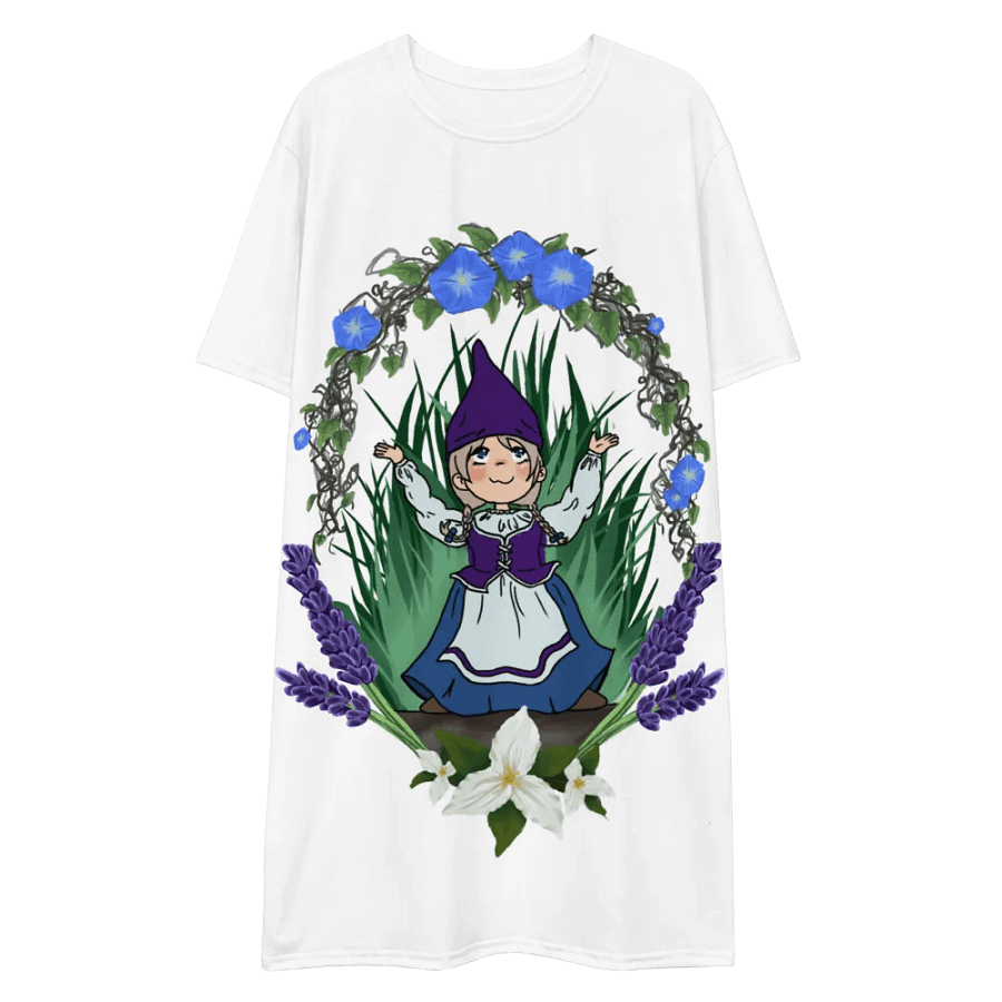 Cozy Garden Logo T-Shirt Dress product image (3)