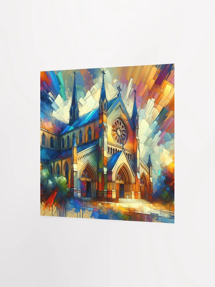 Radiant Cathedral – Abstract Canvas Art Print product image (2)