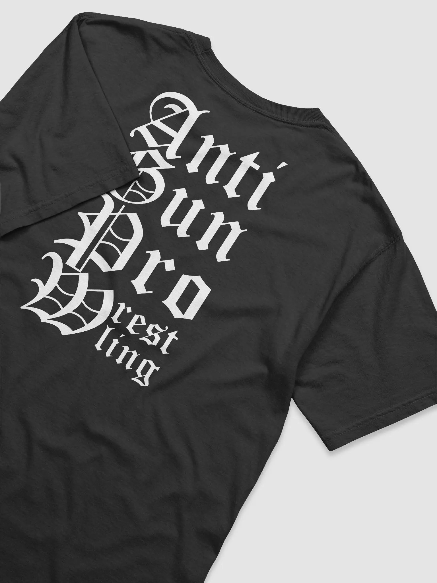 Anti Gun Pro Wrestling Doublesided Tee product image (3)