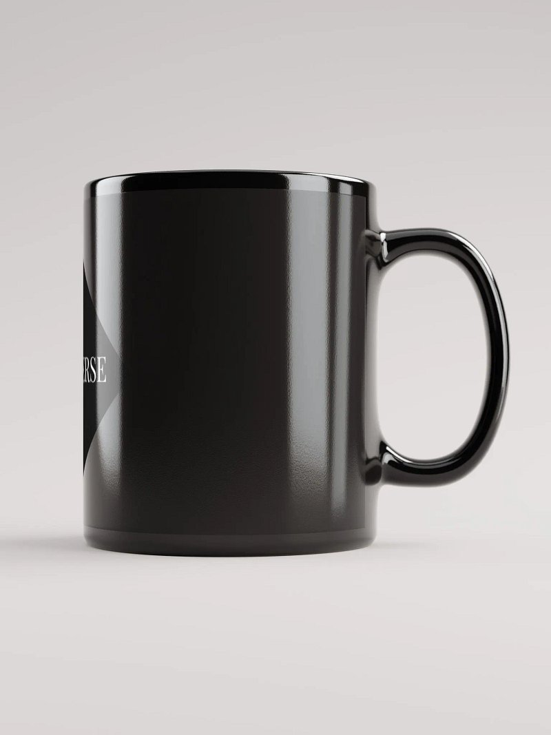 KAMJIVERSE Black Glossy Mug