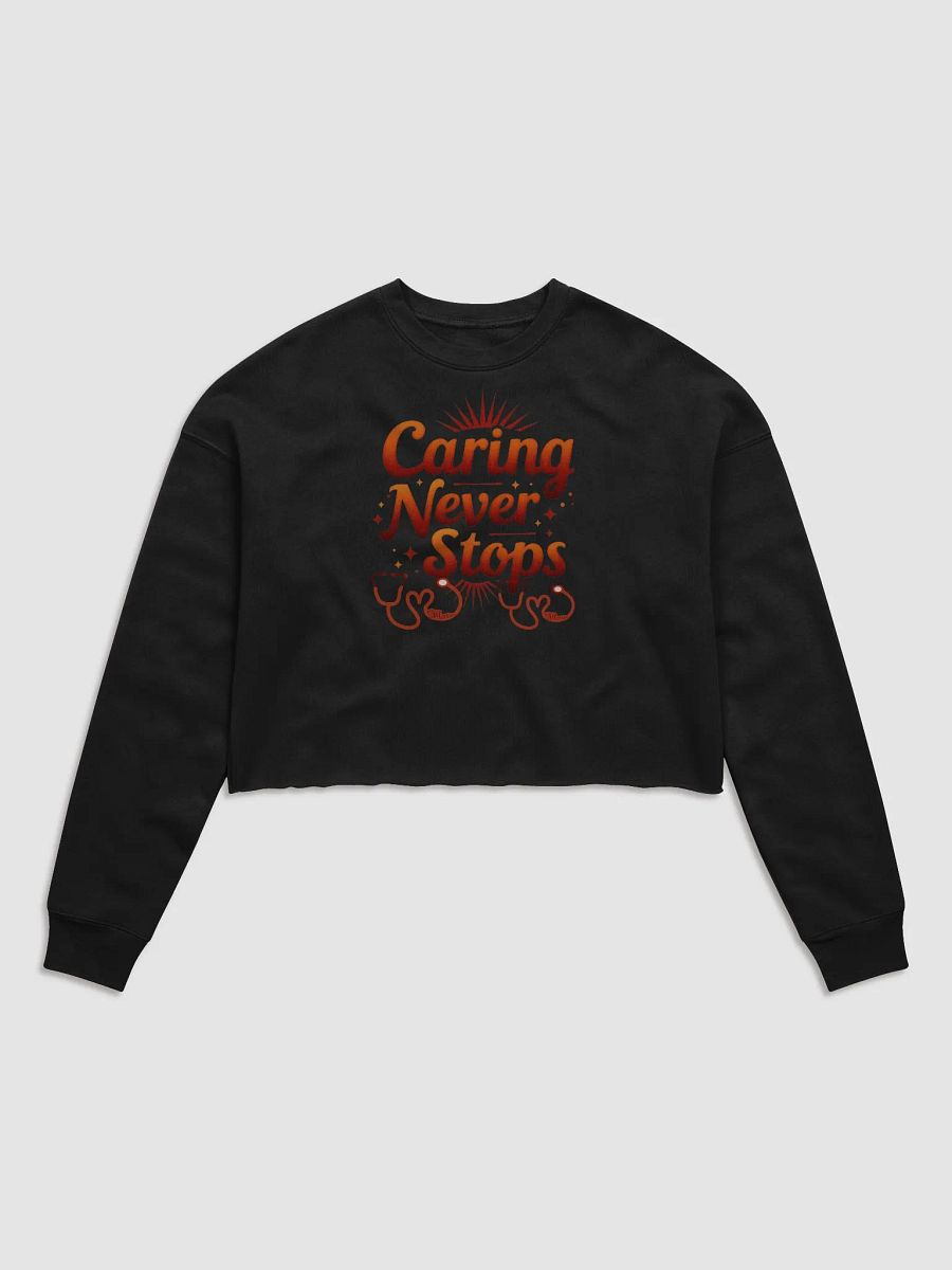 Nurse Appreciation Fleece Crop Sweatshirt product image (1)