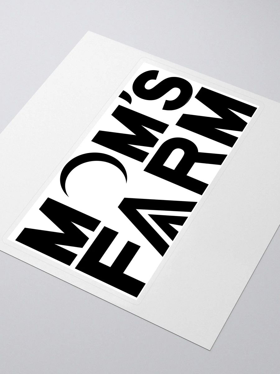 Mom's Farm Black Sticker product image (4)