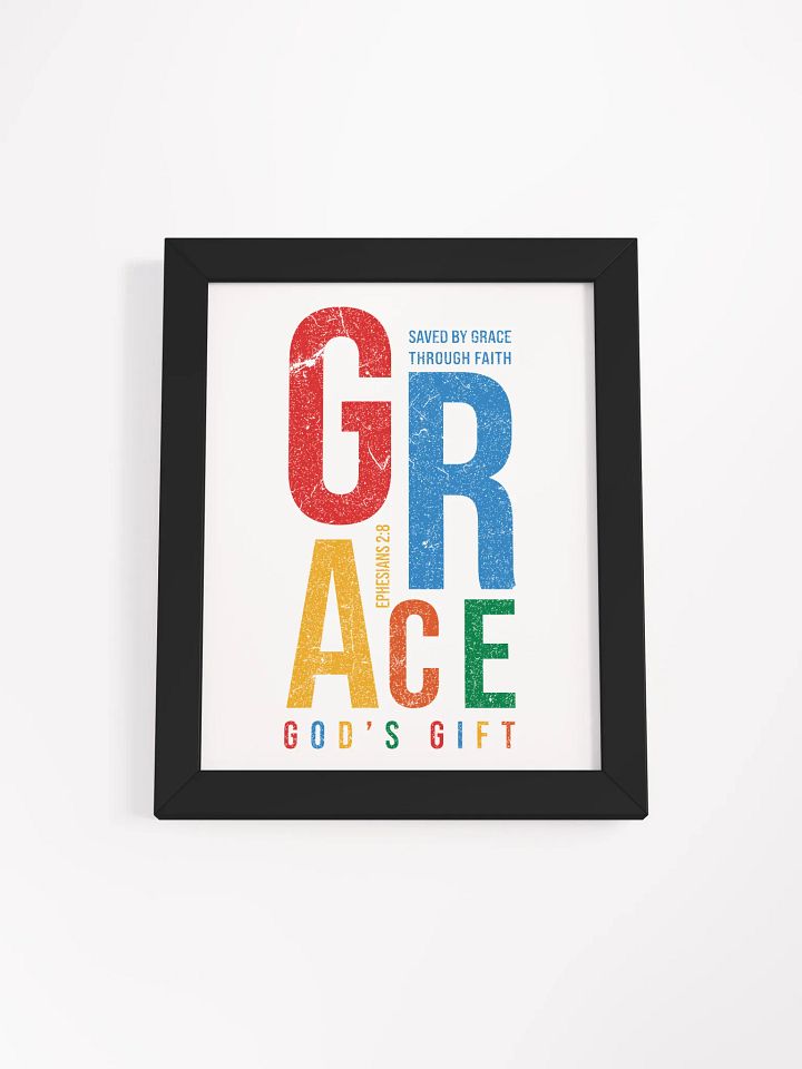 Saved by Grace – Printed Poster (with Frame) product image (28)