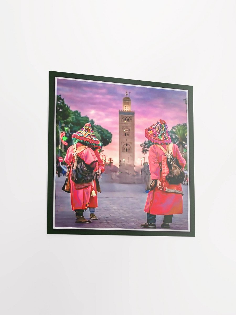 Vibrant Culture Poster/ Photography: Water Carriers, Marrakech, Morocco product image (3)