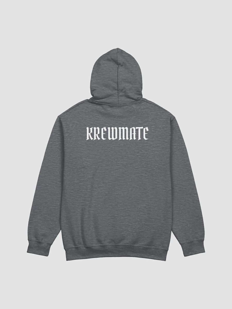 Krewmate Essential Hoodie (White Logo) product image (11)