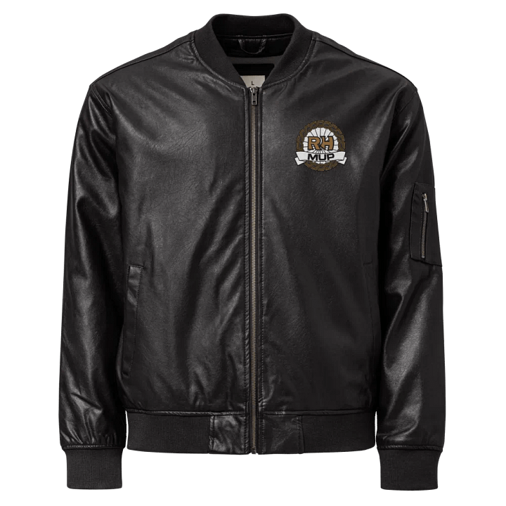 Radiant RH MUP Logo Gold and Black Bomber Jacket product image (1)