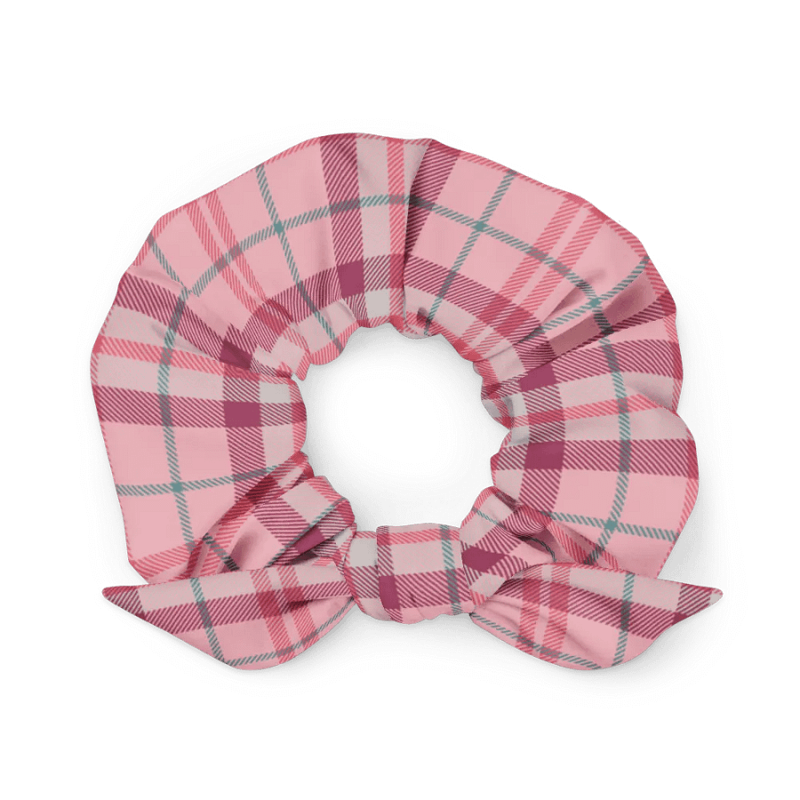 Valentine Plaid Scrunchie with Bow product image (1)