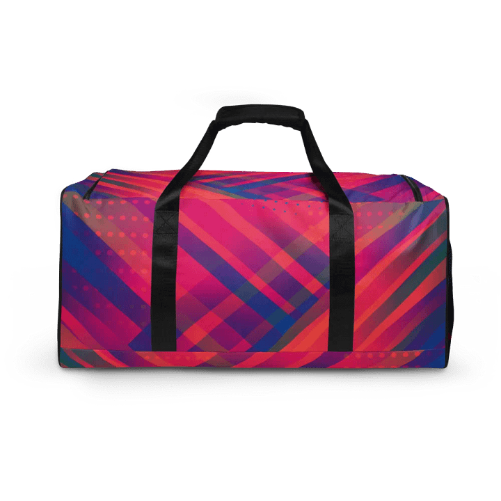 Vibrant Geometry Custom Duffle Bag for travel moms dads friends product image (2)