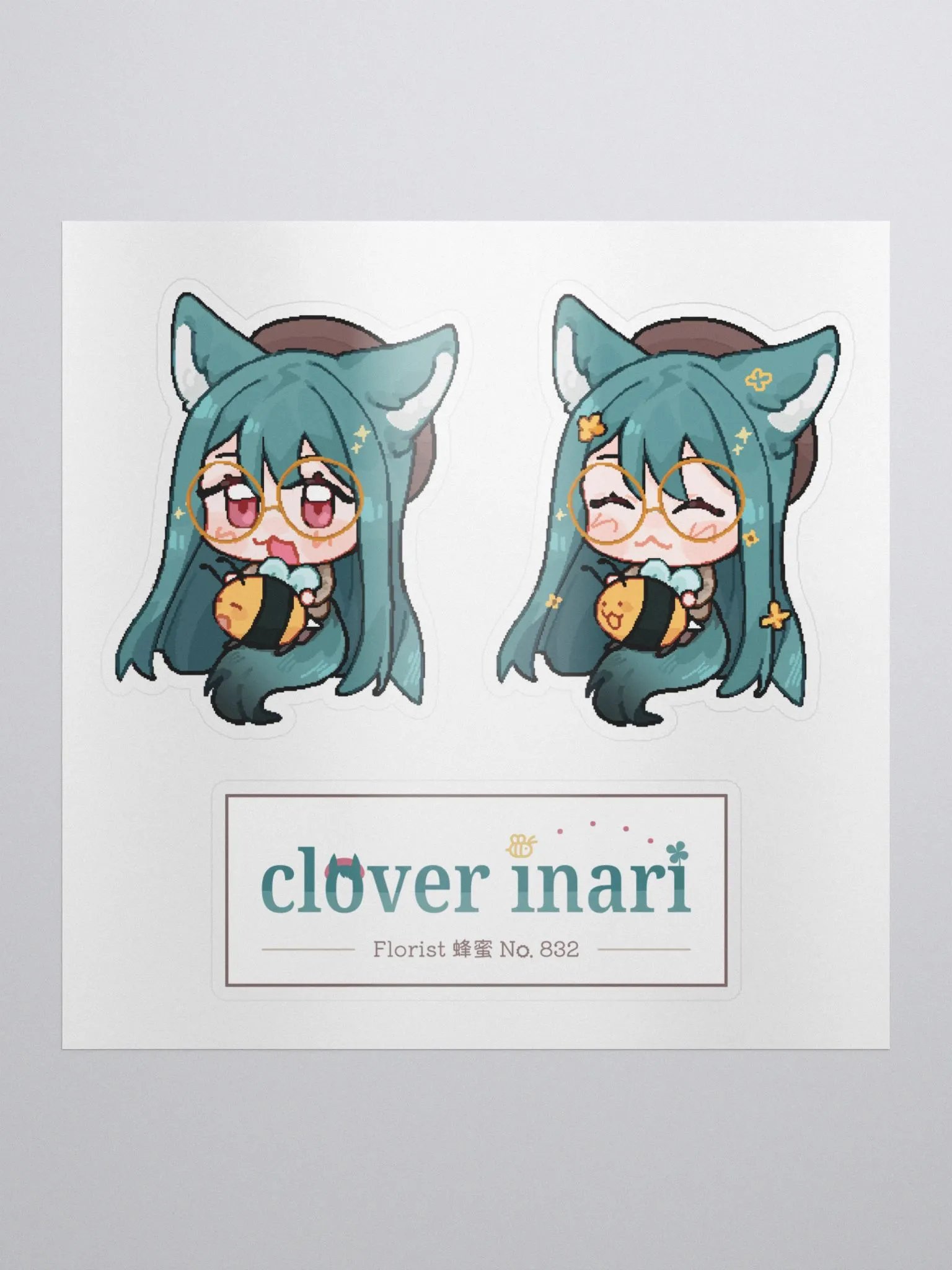 clover and manuka sticker product image (1)