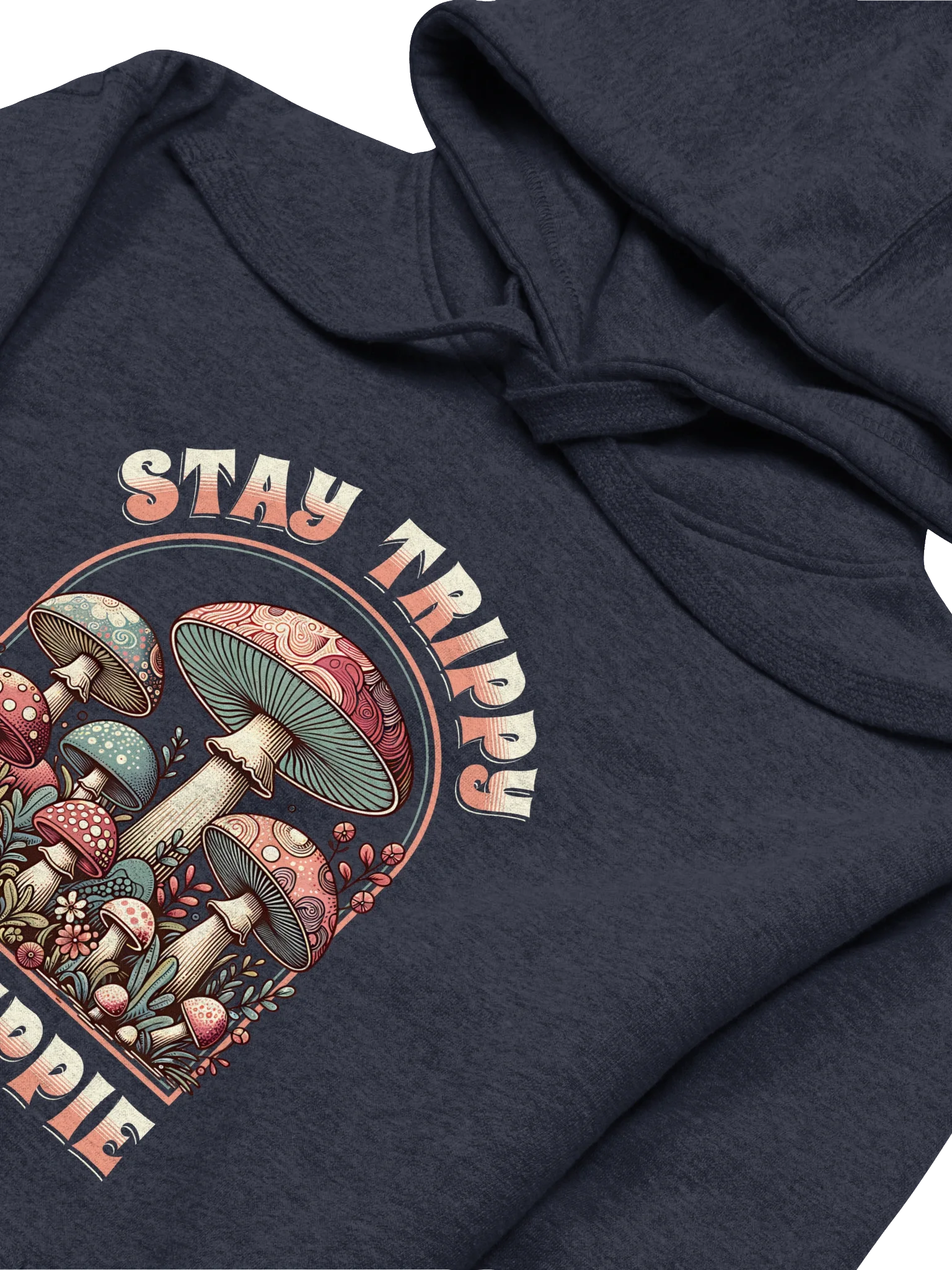 Boho Groovy Mushroom Stay Trippy Lil Hippie Hoodie product image (24)