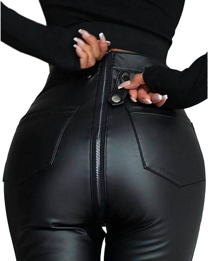 Faux leather pants product image (2)