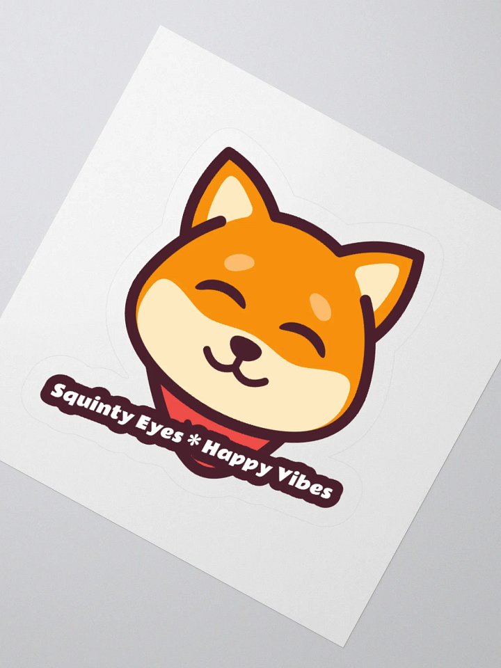 Squinty Eyes * Happy Vibes Sticker Pack product image (6)