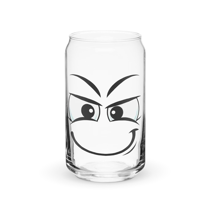 Sneaky Smirk Can-Shaped Glass product image (1)