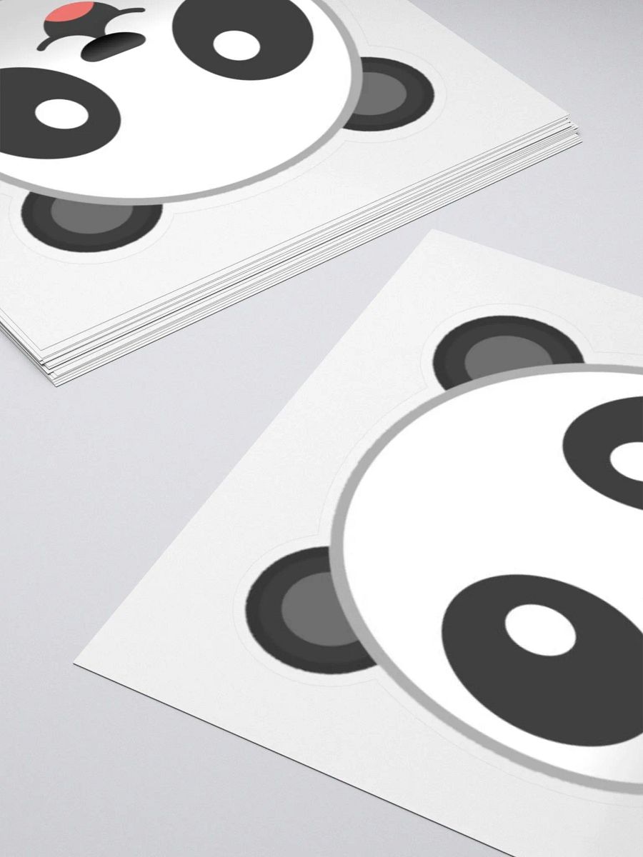 Panda Logo Kiss Cut Sticker product image (4)