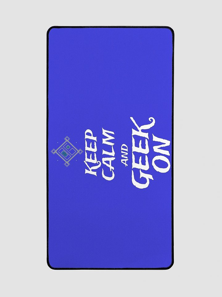 Keep Calm and Geeks On Desk Mat product image (2)