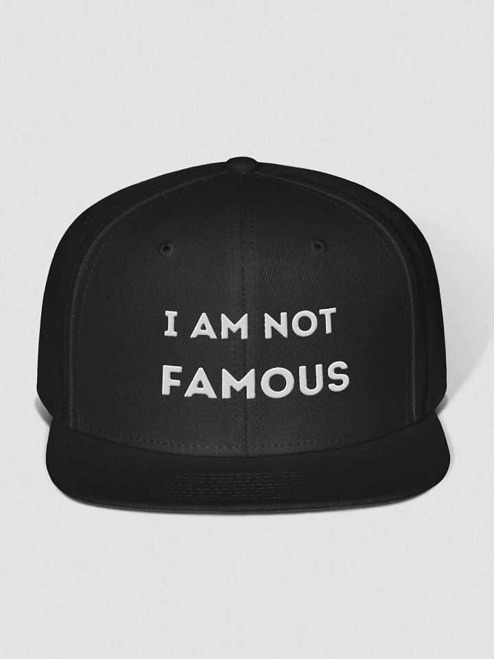 I AM NOT FAMOUS Snap Back product image (1)