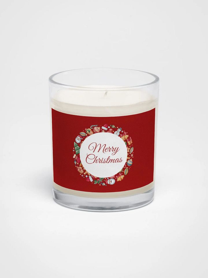 Festive Merry Christmas Soy Wax Candle product image (1)