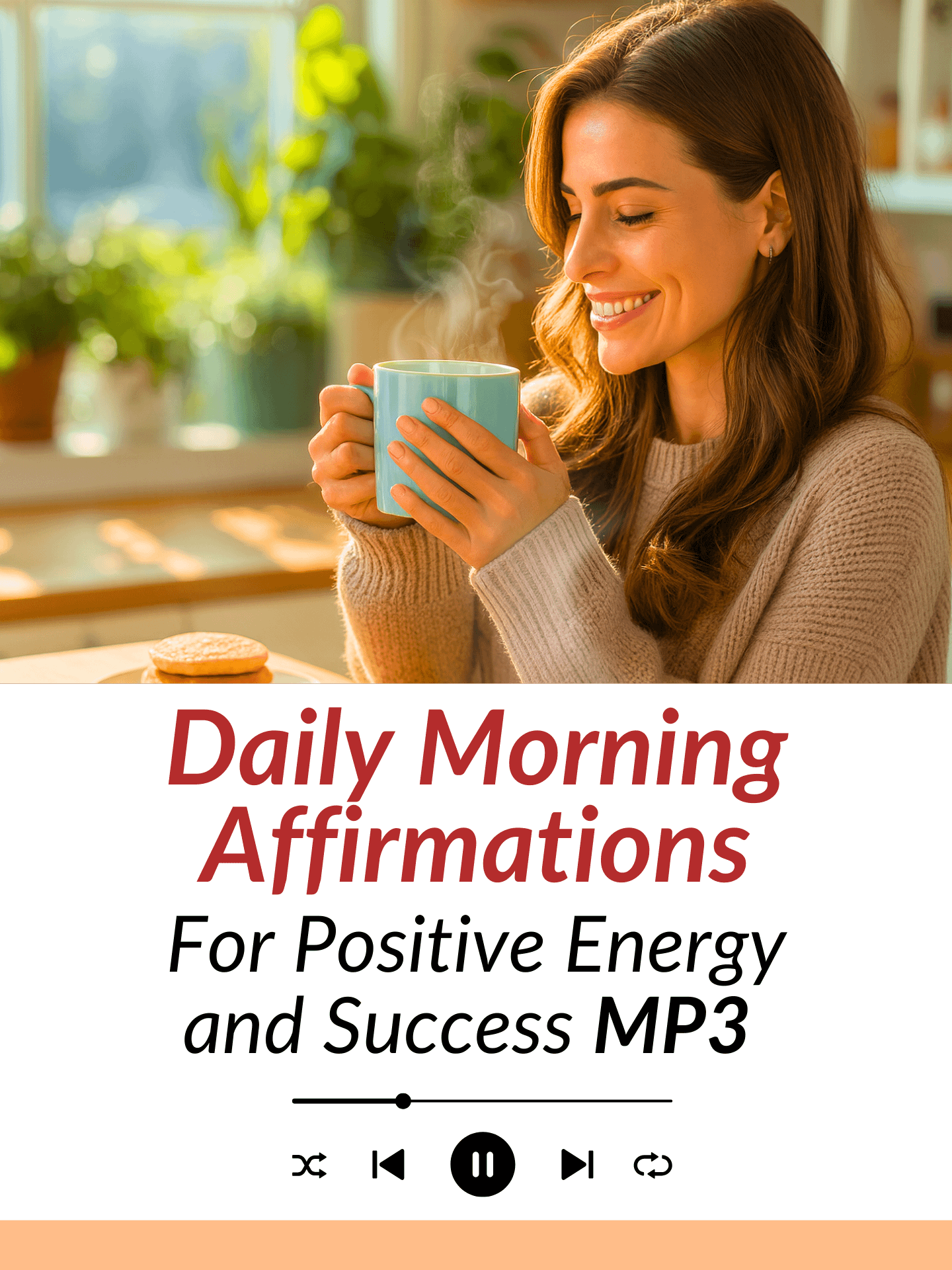 Daily Morning Affirmations for Positive Energy & Success | MP3 download product image (1)