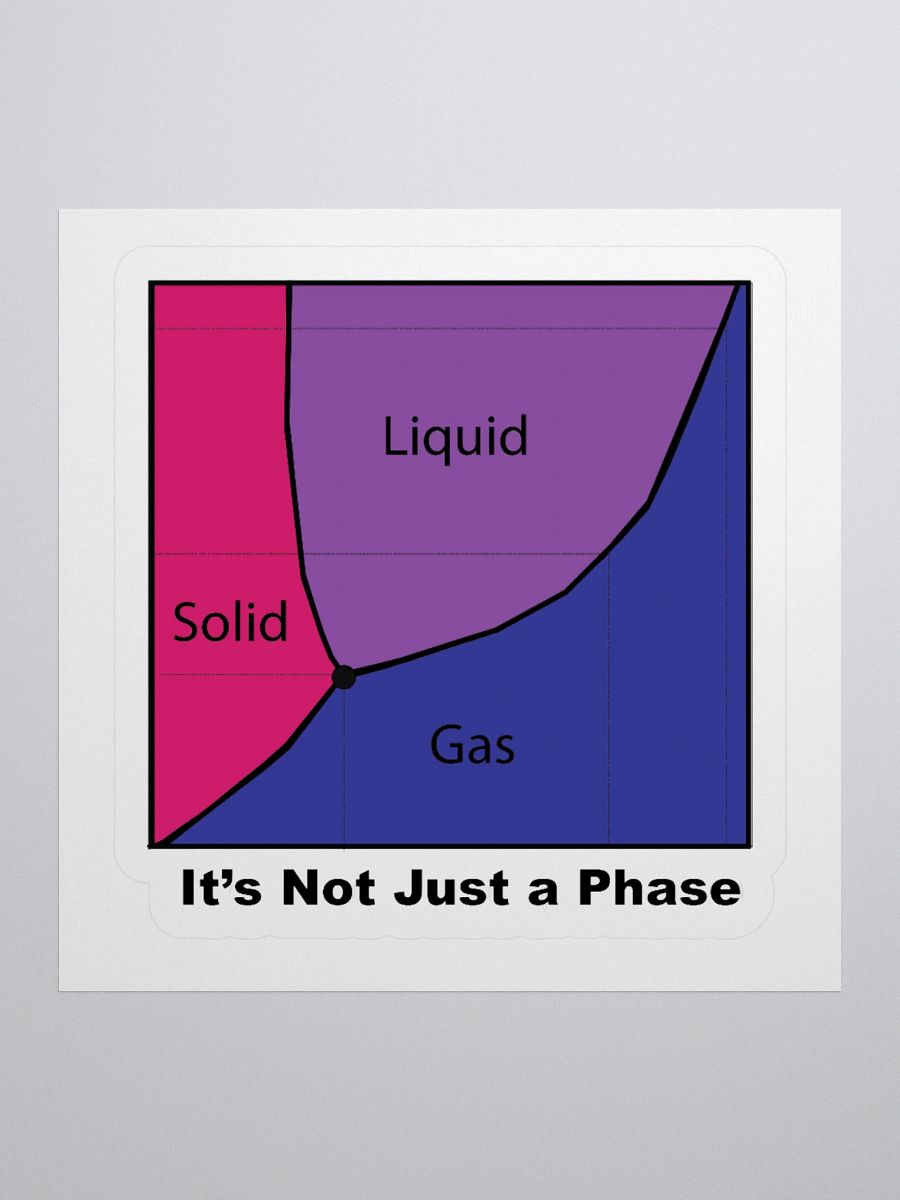 It's Not Just a Phase- Bi Sticker product image (1)