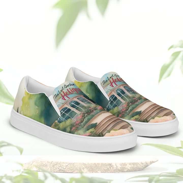 The Lost Garden of Heligan All Over Print Slip On Shoes product image (2)