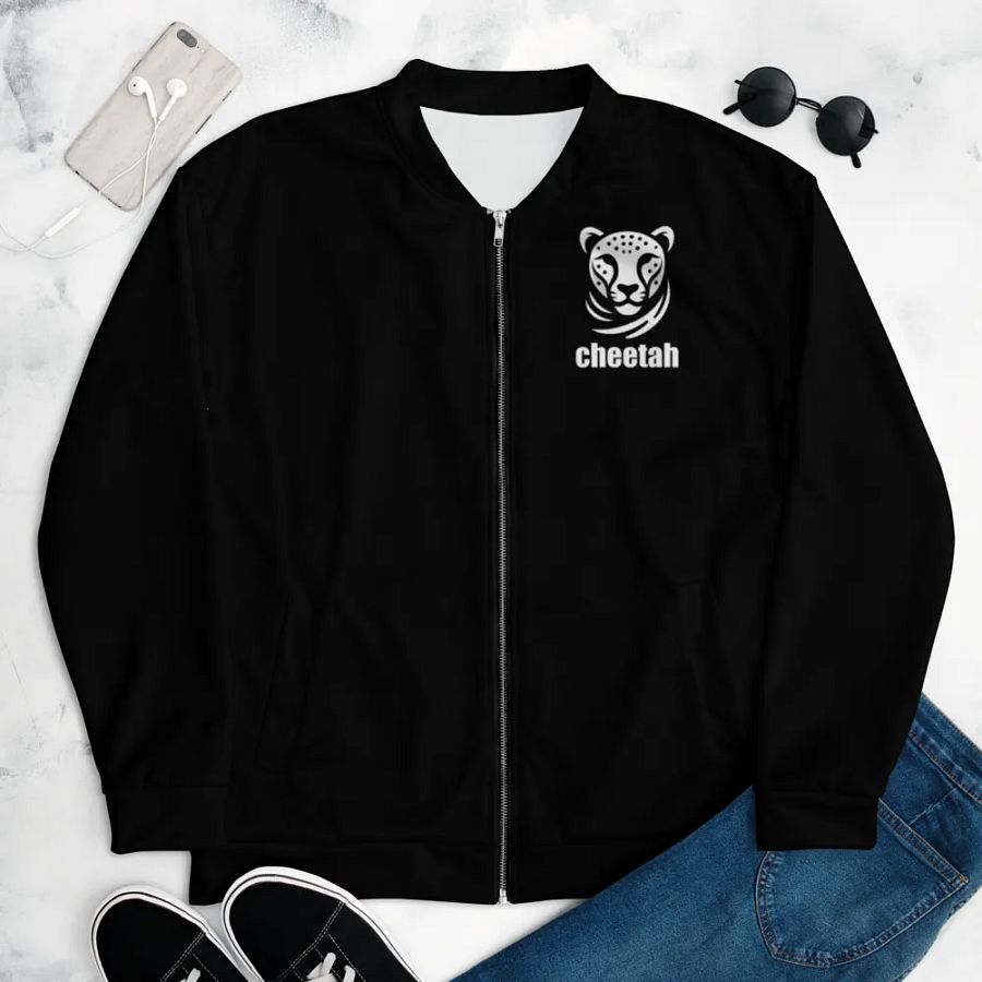 cheetah jacket black product image (4)