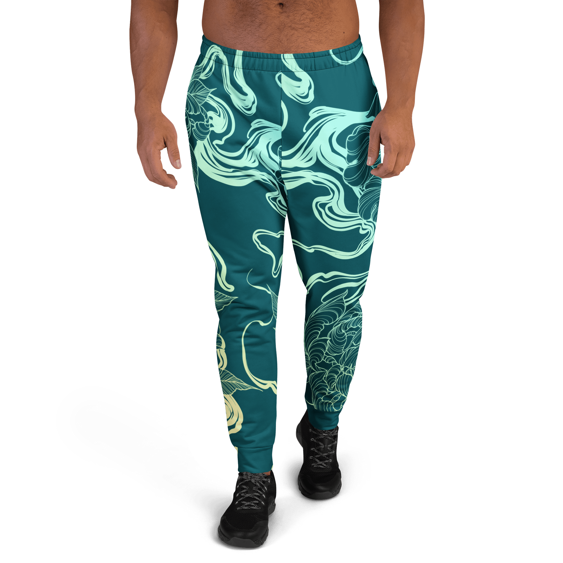 Ink floral Men's Joggers product image (2)