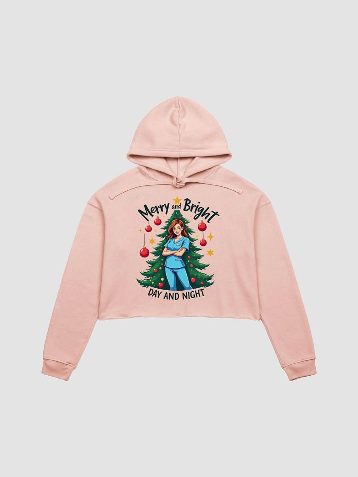 Merry and Bright Crop Hoodie product image (4)