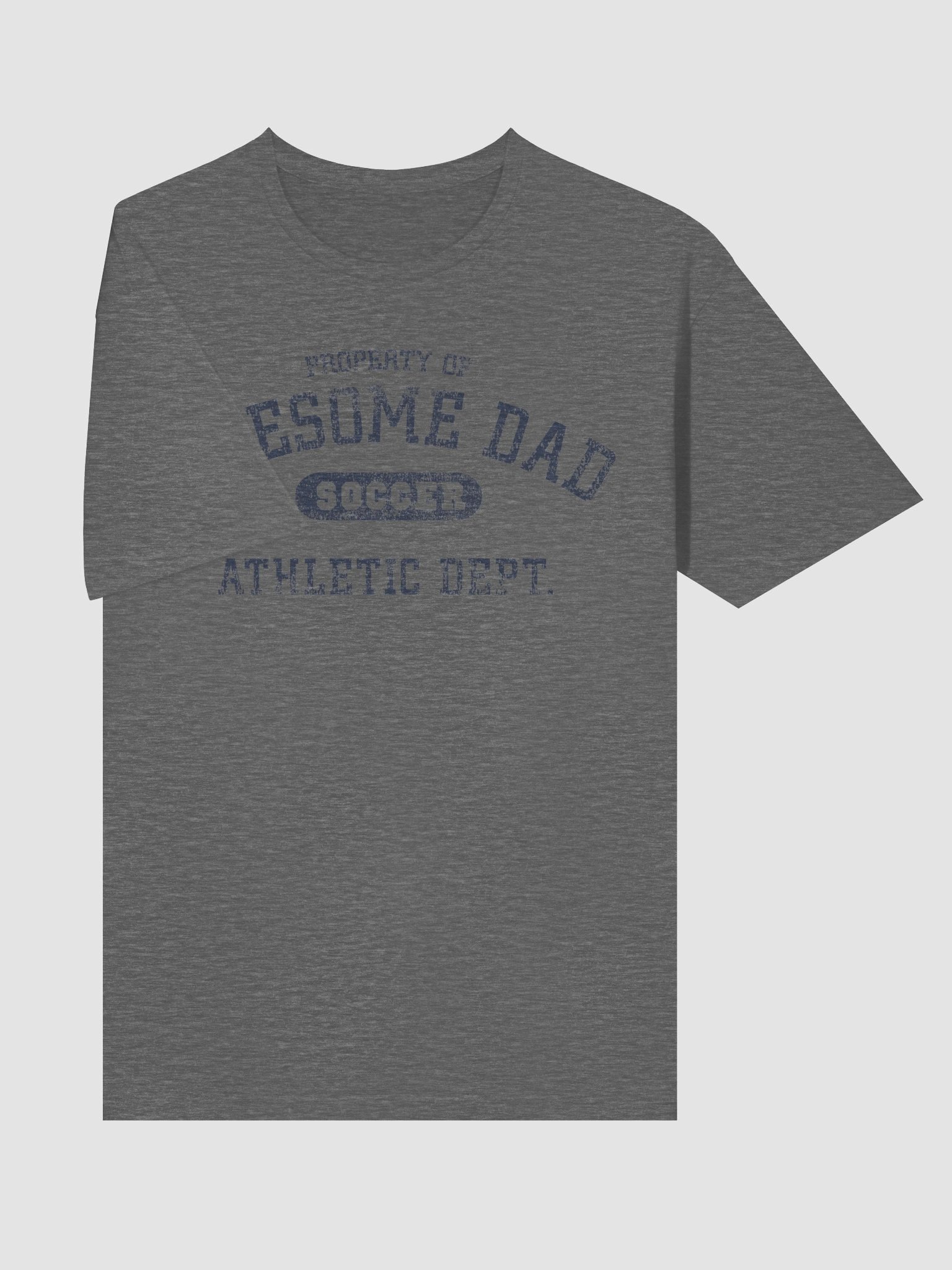 Property Of Awesome Dad Soccer Athletic Dept. Gifts for Dads T-shirt product image (5)